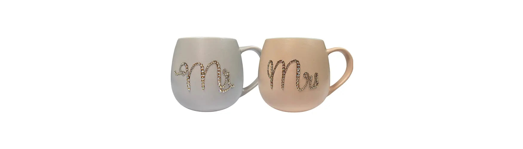 Serinity Crystals Mr & Mrs Mugs Rhinestone Embellishment Project