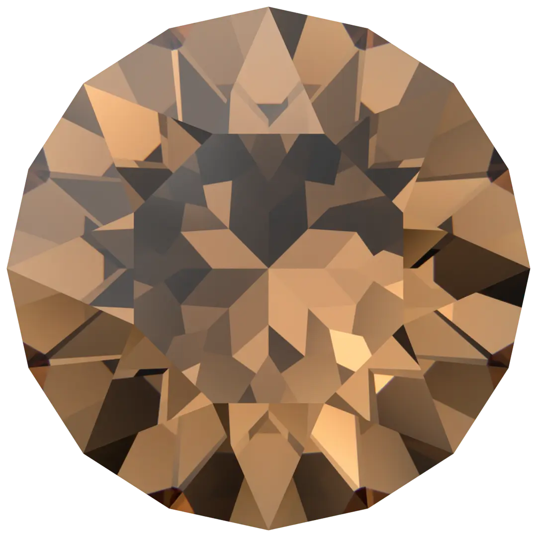 Serinity Chatons Round Stones (1028 & 1088) Light Smoked Topaz