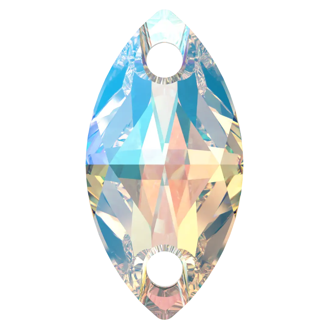 Serinity Sew On Crystals Navette (3223) Crystal Shimmer