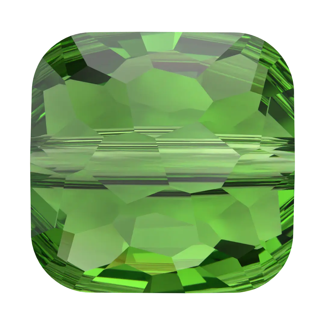 Serinity Crystal Beads Fantasy Square (5035) Fern Green