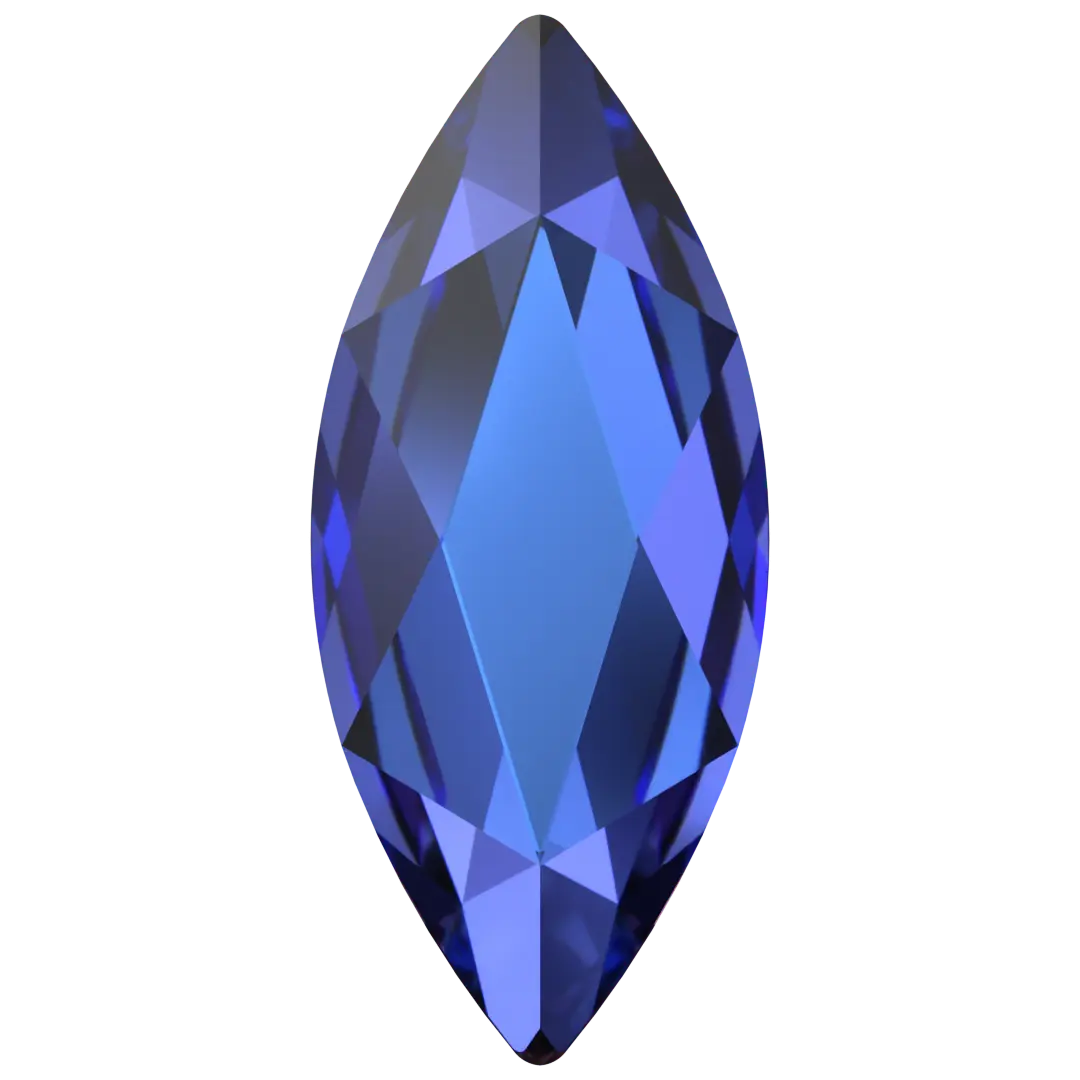 Serinity Flat Back Crystals Non Hotfix Marquise (2201) Crystal Heliotrope