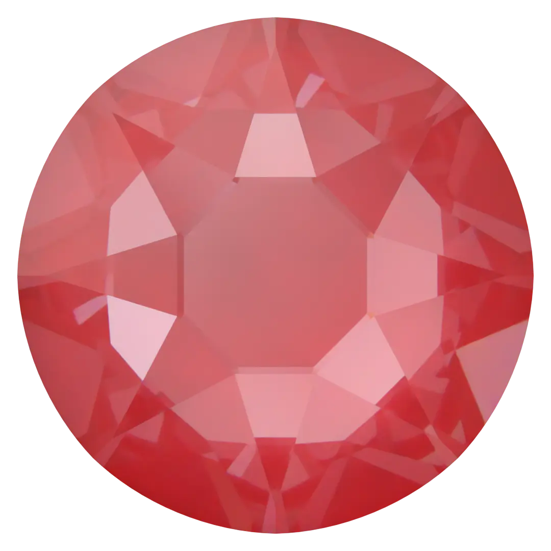 Serinity Hotfix Flat Back Crystals (2000, 2038 & 2078) Crystal Poppy Red Ignite