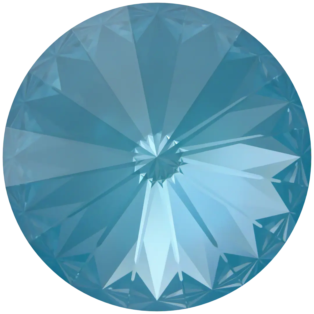 Serinity Chatons Round Stones Rivoli (1122) Crystal Teal Ignite UNFOILED