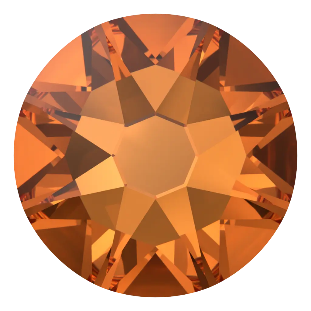 Serinity Flat Back Crystals Non Hotfix (2000, 2058 & 2088) Dark Orange