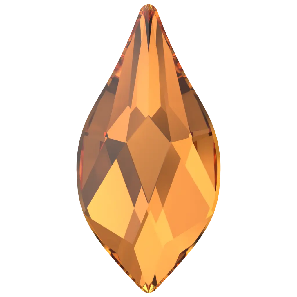 Serinity Flat Back Crystals Non Hotfix Flame (2205) Dark Orange