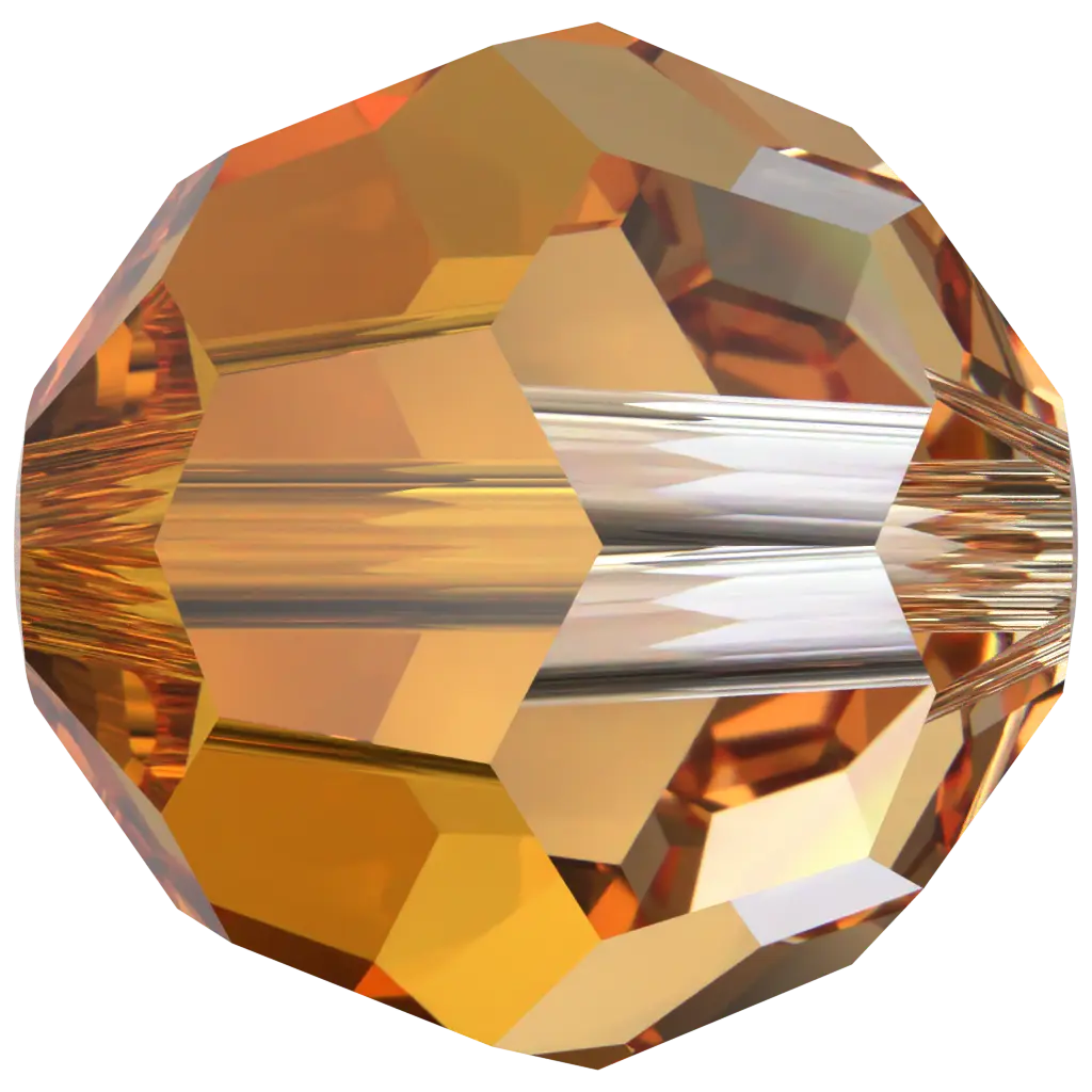 Serinity Crystal Beads Round (5000) Dark Orange