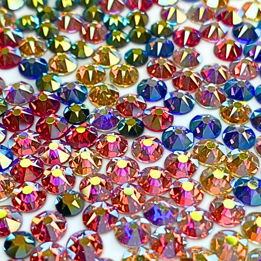 Serinity Flat Back Crystals Non Hotfix AB Collection
