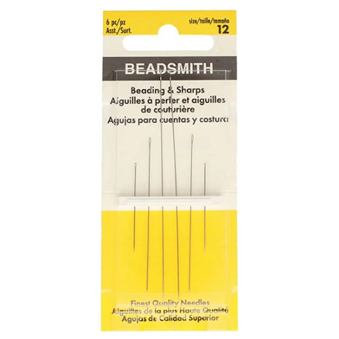 Beading Needles Size 12 - Bluestreak Crystals