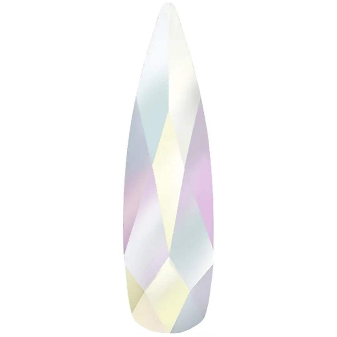Estella Flat Back Shaped Rhinestones Non Hotfix Raindrop Crystal AB - Bluestreak Crystals