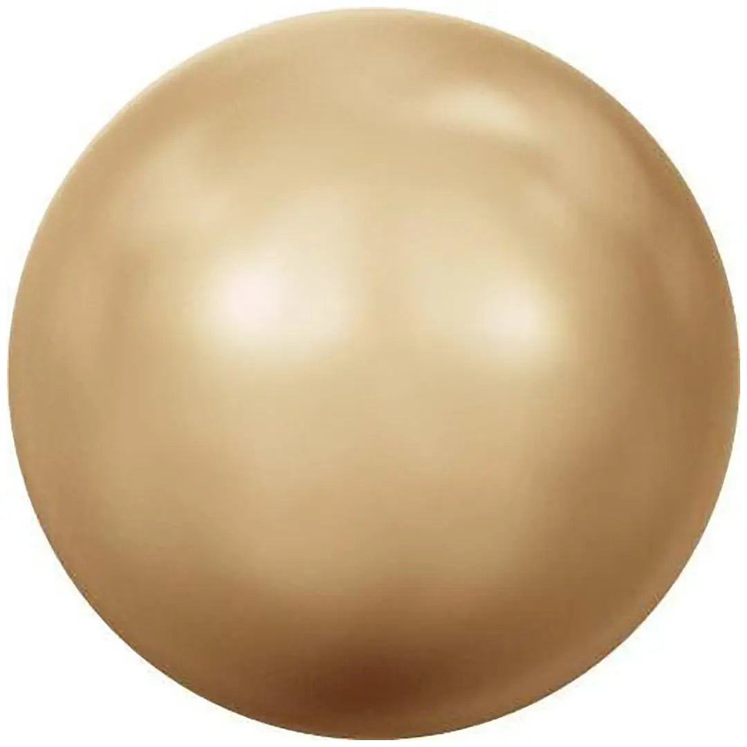 Estella Pearls Round Gold - Bluestreak Crystals