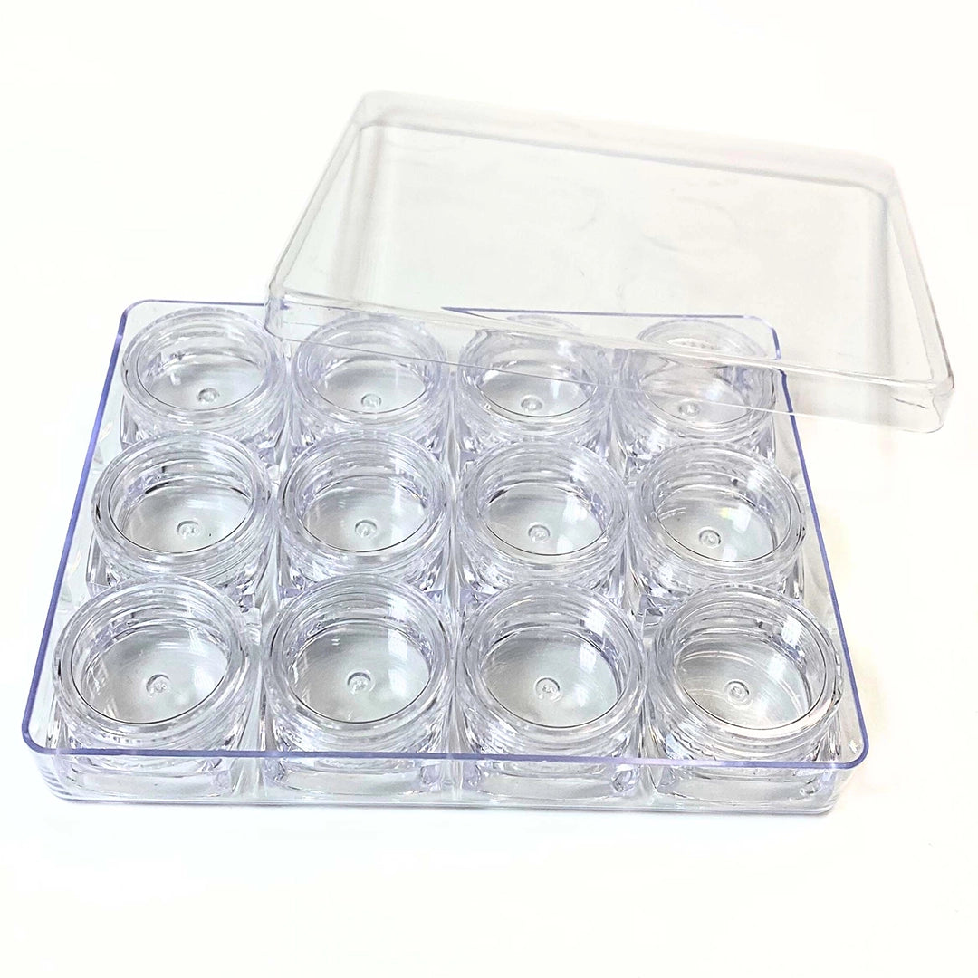 Storage Box with 12 Pots