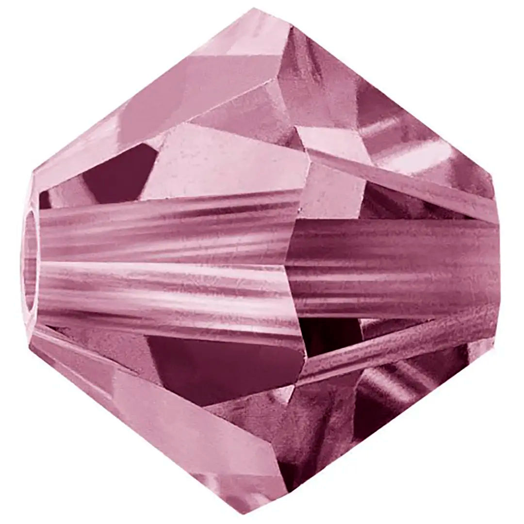Preciosa Beads Bicone Amethyst - Bluestreak Crystals