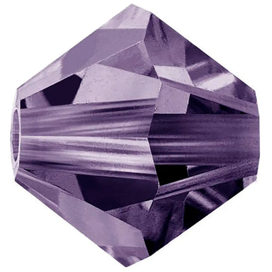 Preciosa Beads Bicone Deep Tanzanite - Bluestreak Crystals