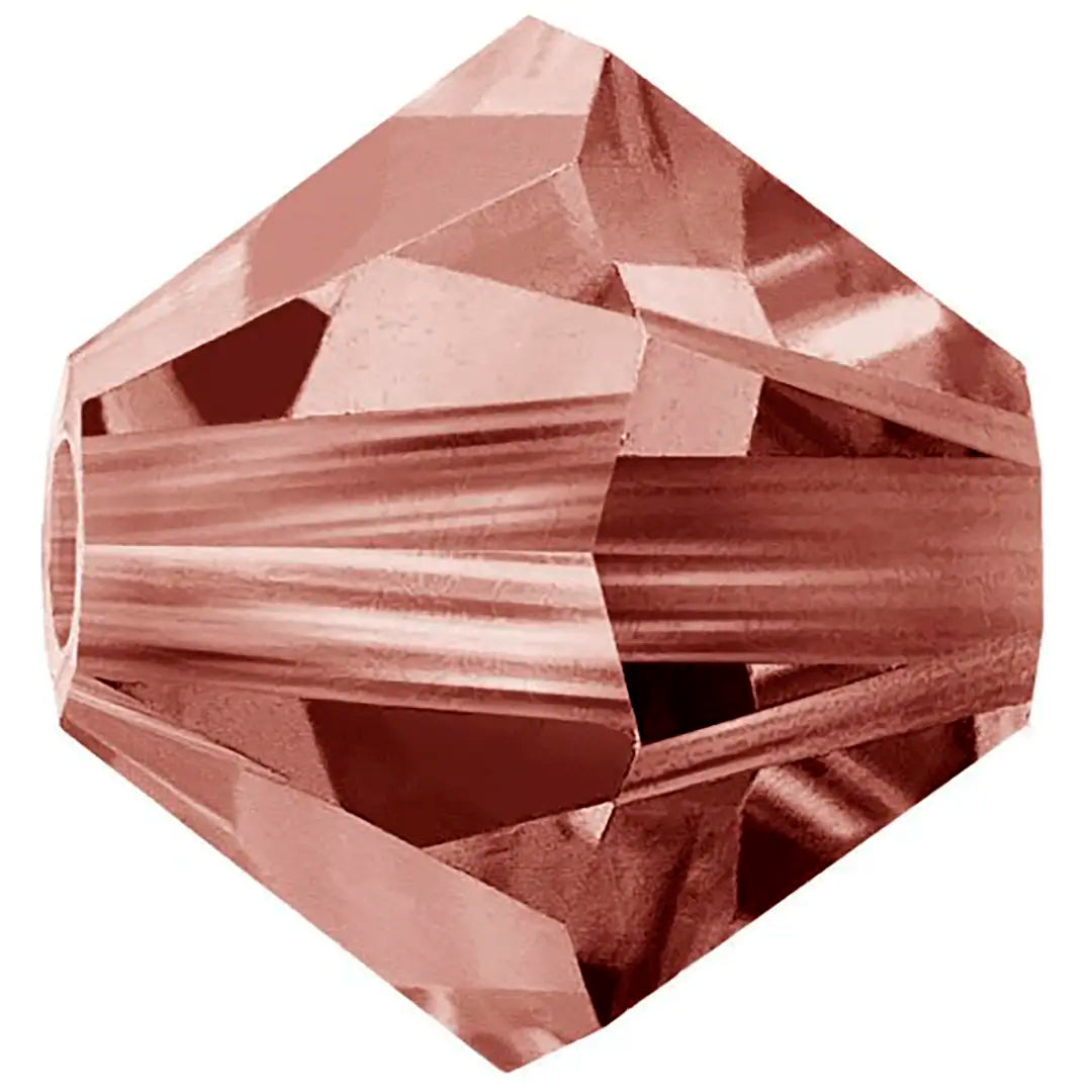 Preciosa Beads Bicone Light Burgundy - Bluestreak Crystals
