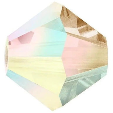 Preciosa Beads Bicone Light Colorado Topaz AB 2X - Bluestreak Crystals