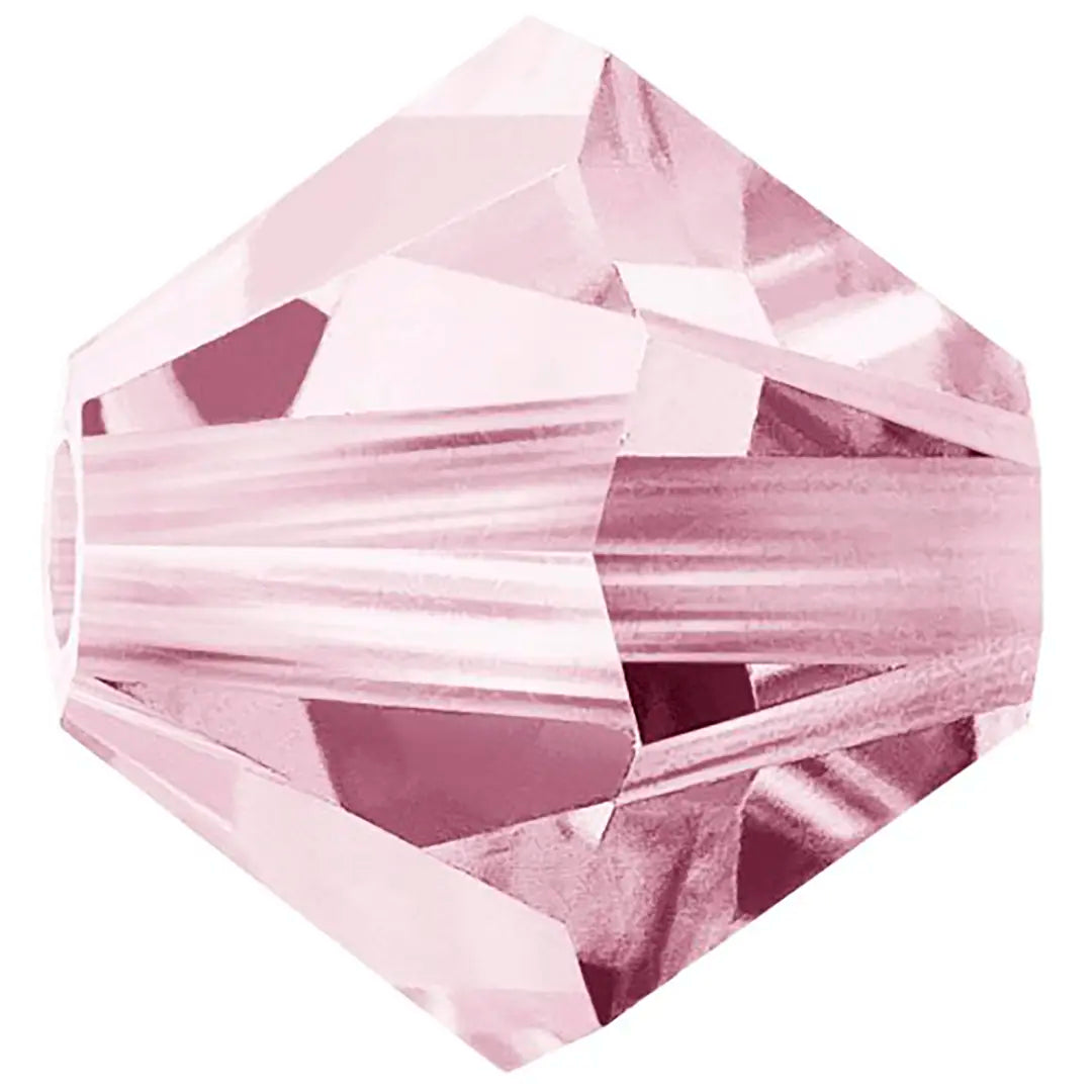 Preciosa Beads Bicone Pink Sapphire - Bluestreak Crystals