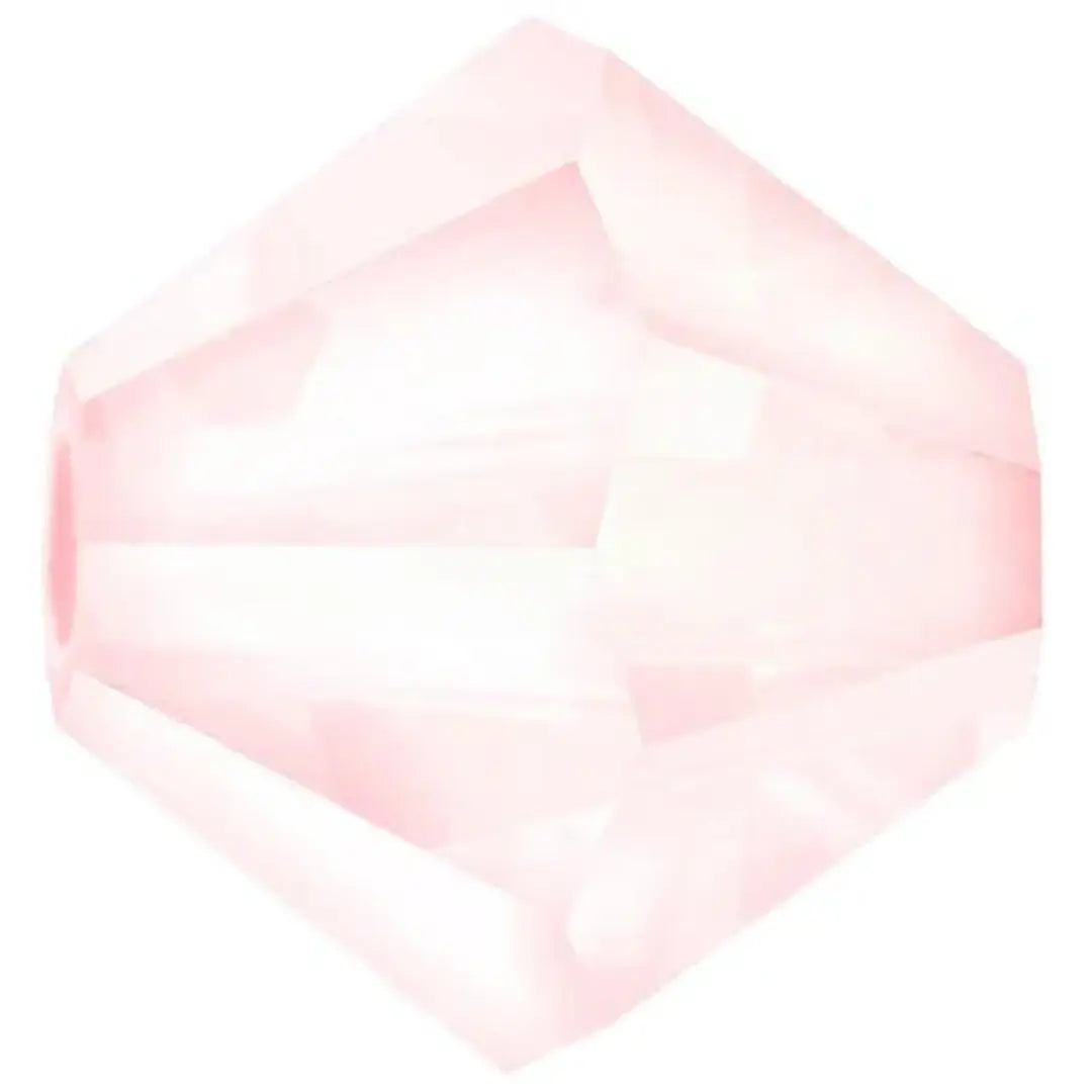 Preciosa Beads Bicone Rose Opal - Bluestreak Crystals