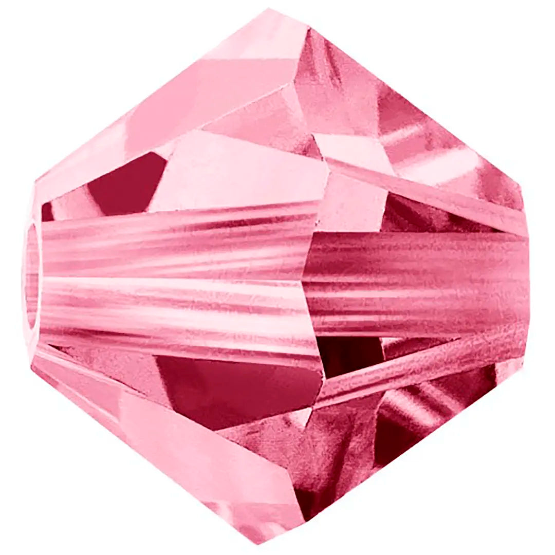 Preciosa Beads Bicone Rose - Bluestreak Crystals