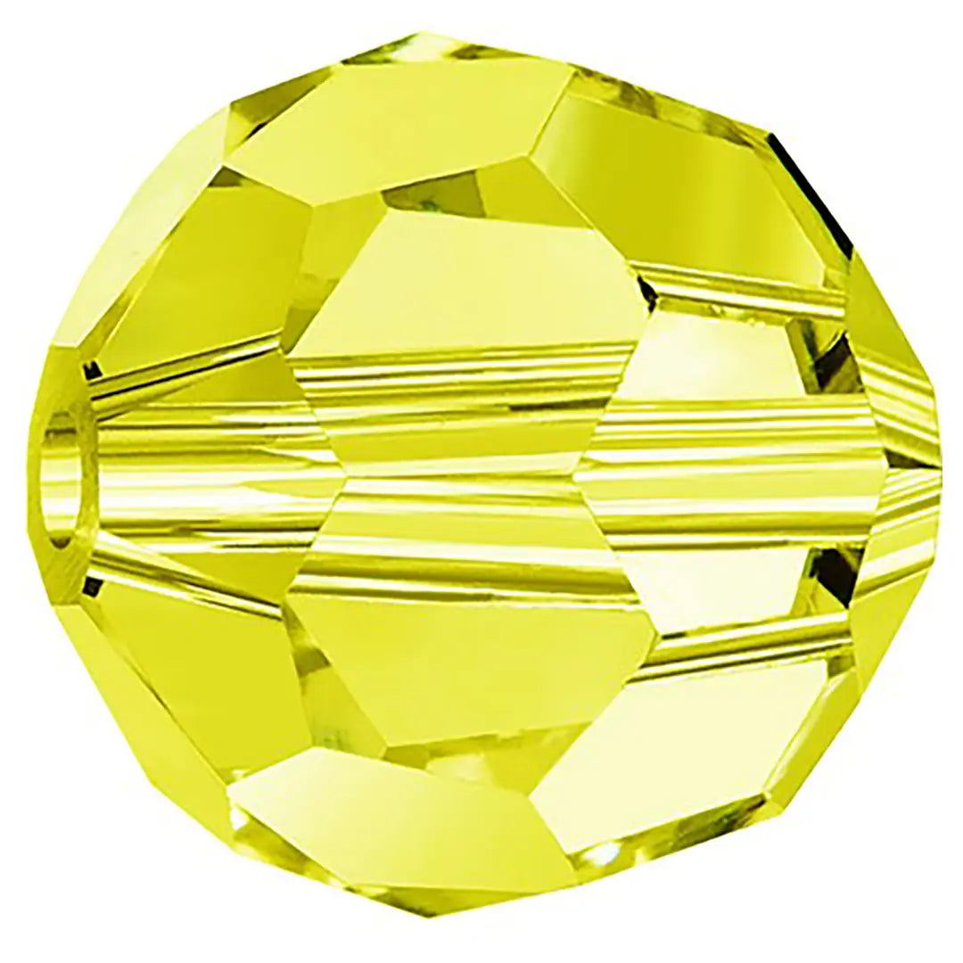 Preciosa Beads Round Citrine - Bluestreak Crystals