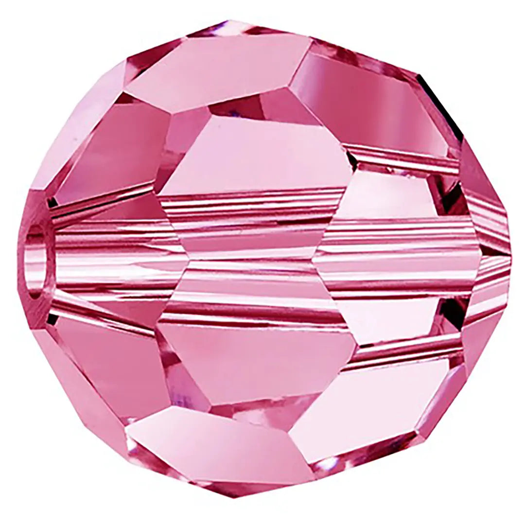 Preciosa Beads Round Rose - Bluestreak Crystals