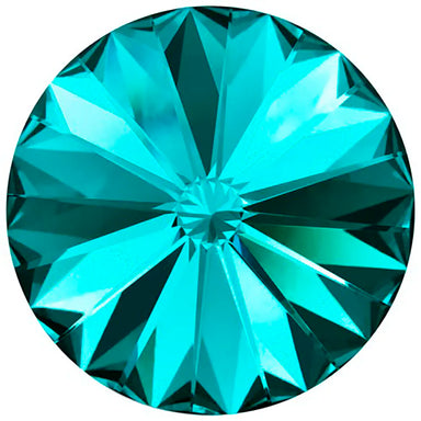 Preciosa Chatons Rivoli Round Stones Blue Zircon - Bluestreak Crystals