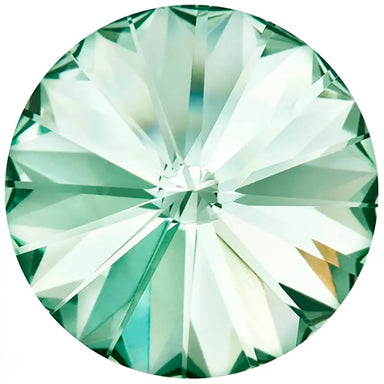 Preciosa Chatons Rivoli Round Stones Chrysolite - Bluestreak Crystals
