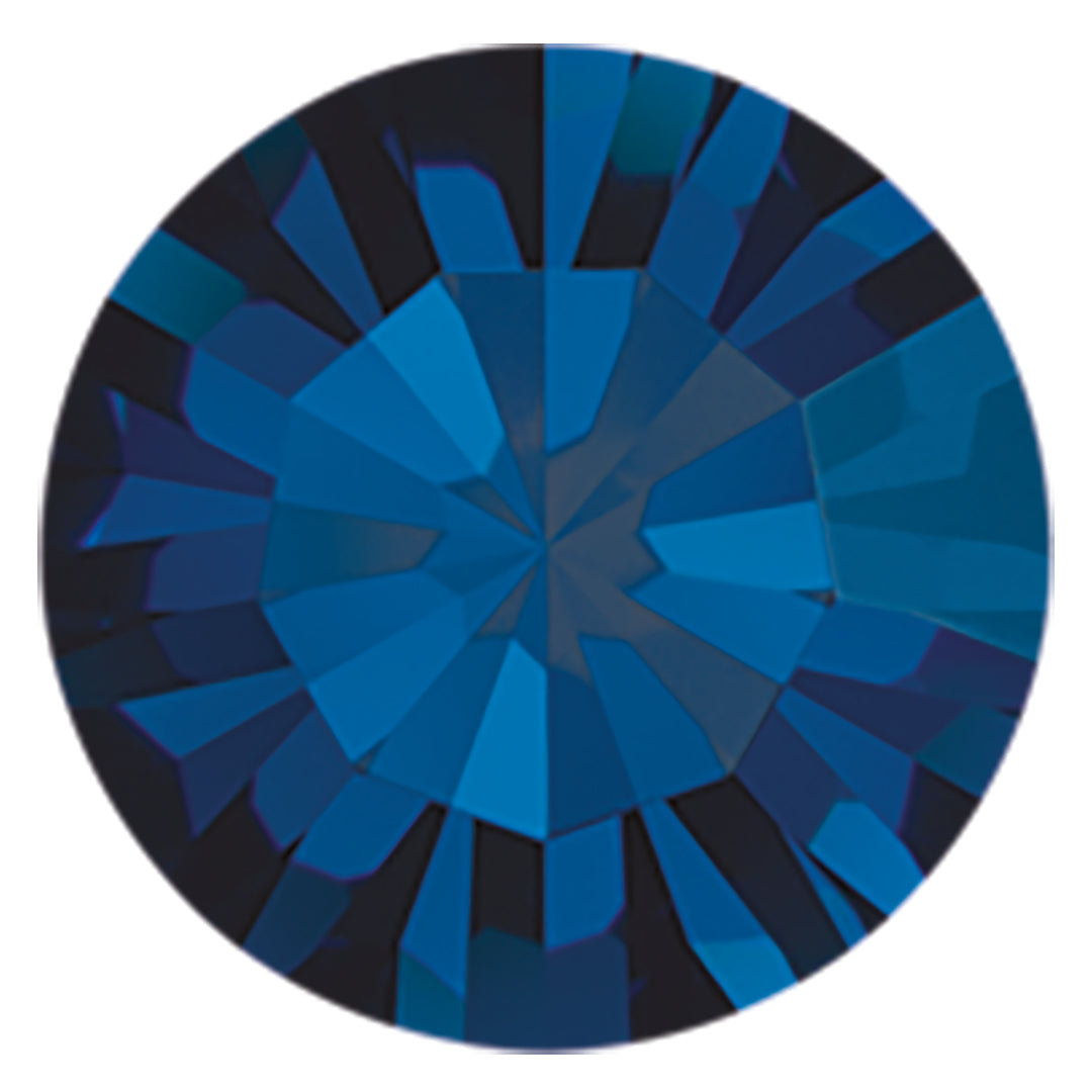 Preciosa Chatons Round Stones Montana - Bluestreak Crystals