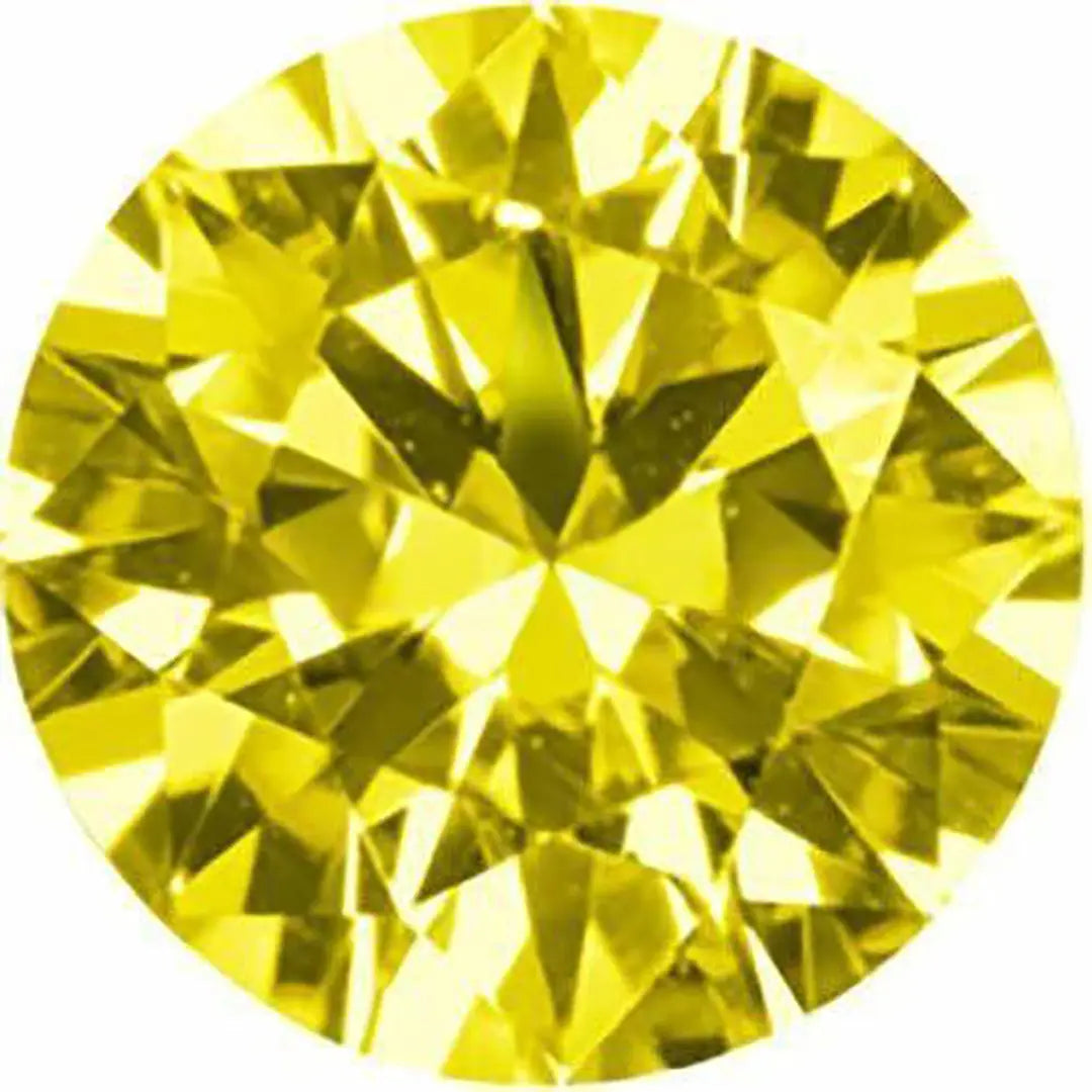 Preciosa Cubic Zirconia Alpha Round Brilliant Cut Gold - Bluestreak Crystals