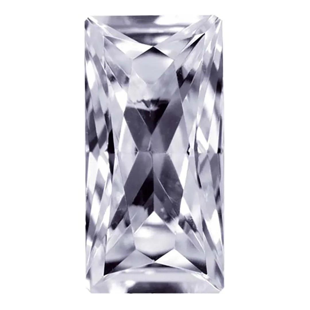 Preciosa Cubic Zirconia Baguette Princess Cut Lavender - Bluestreak Crystals