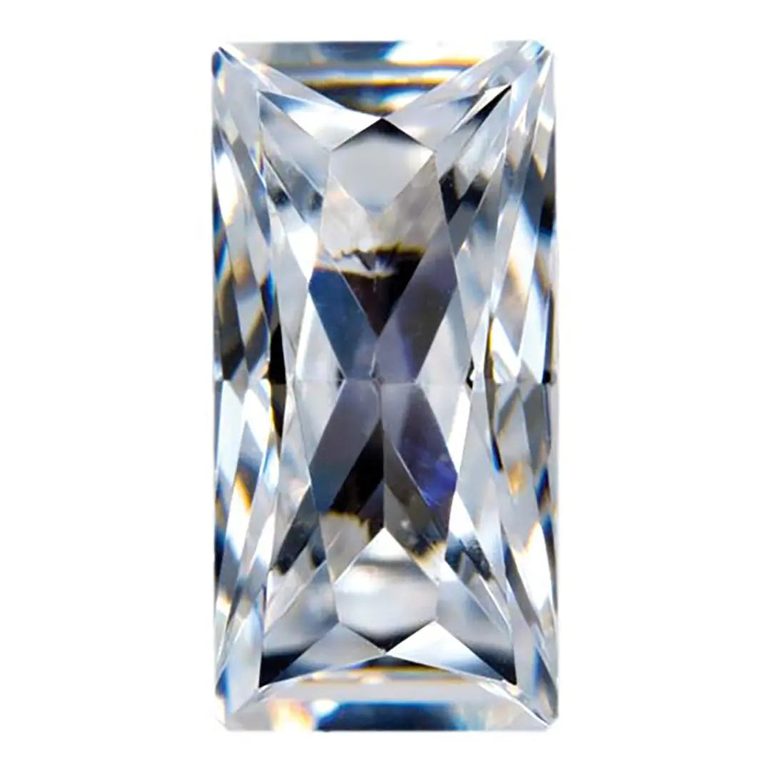 Preciosa Cubic Zirconia Baguette Princess Cut White - Bluestreak Crystals