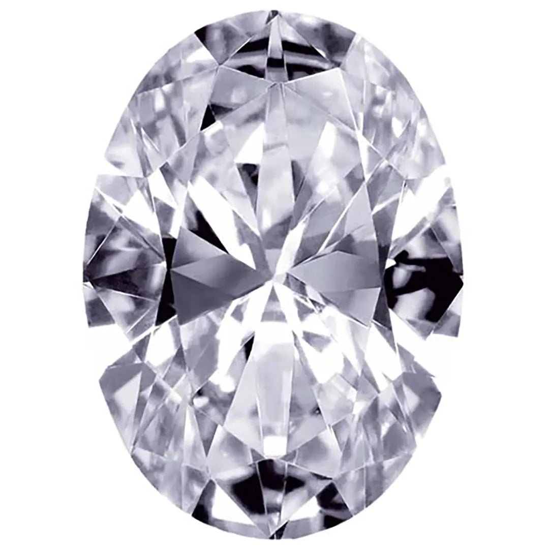 Preciosa Cubic Zirconia Oval Diamond Cut Lavender - Bluestreak Crystals
