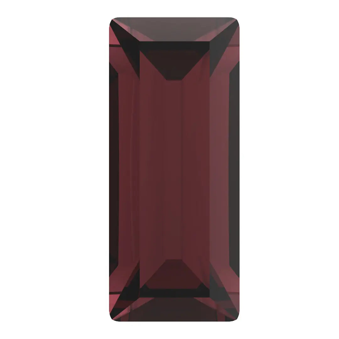 Preciosa Fancy Stones Baguette Burgundy - Bluestreak Crystals
