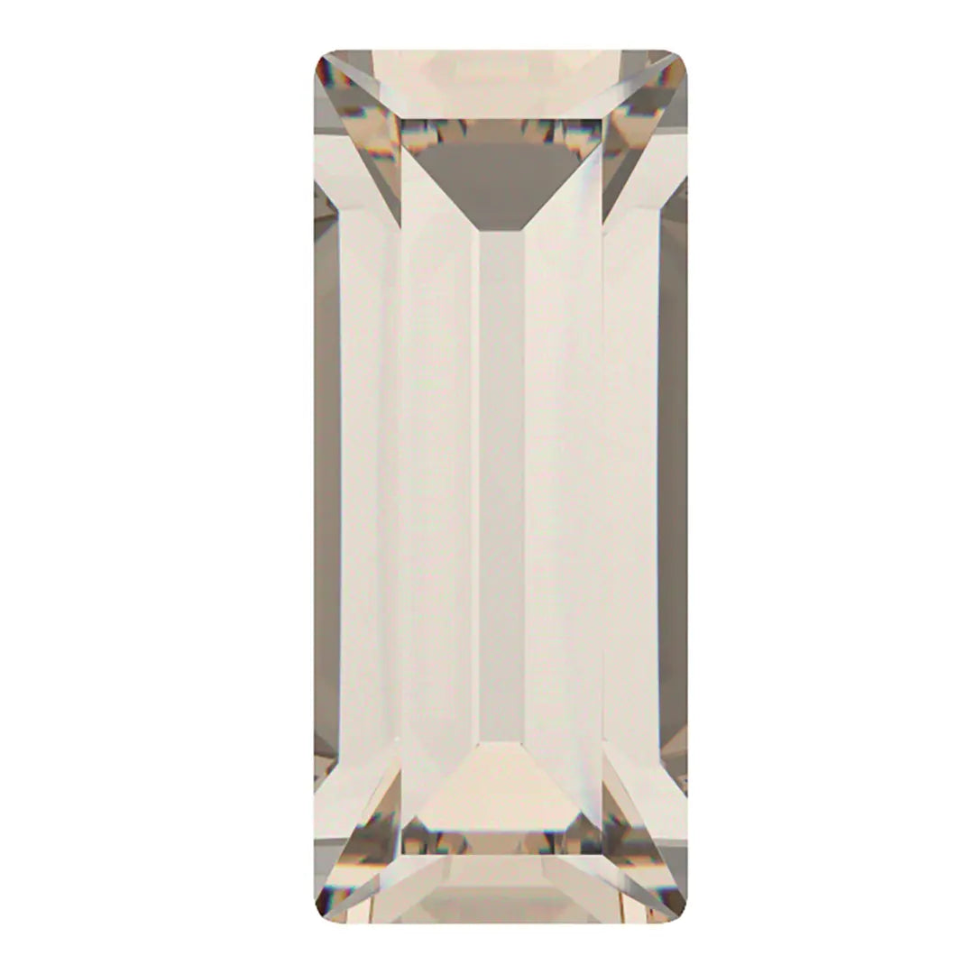 Preciosa Fancy Stones Baguette Light Gold Quartz - Bluestreak Crystals