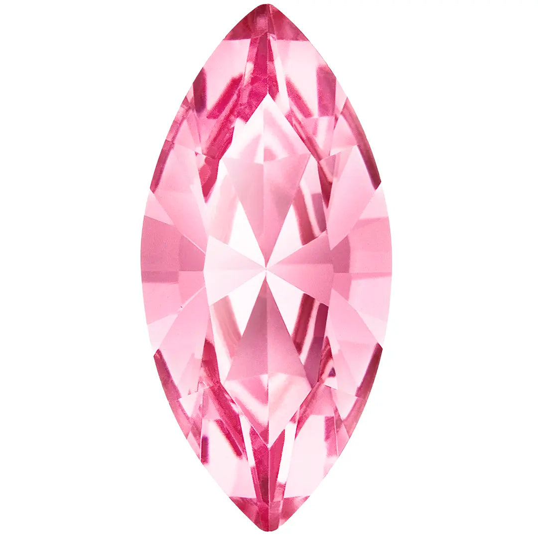 Preciosa Fancy Stones Navette Rose - Bluestreak Crystals