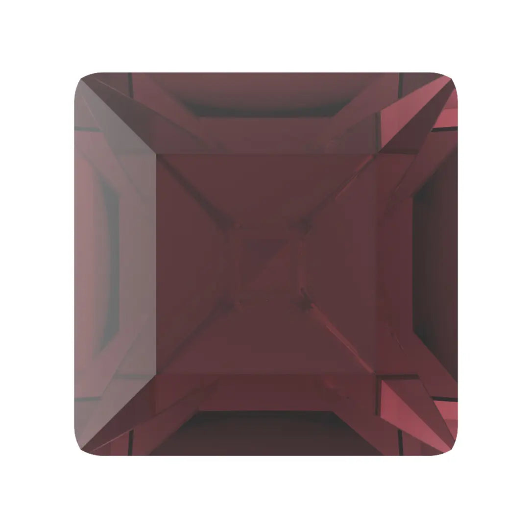 Preciosa Fancy Stones Square Burgundy - Bluestreak Crystals