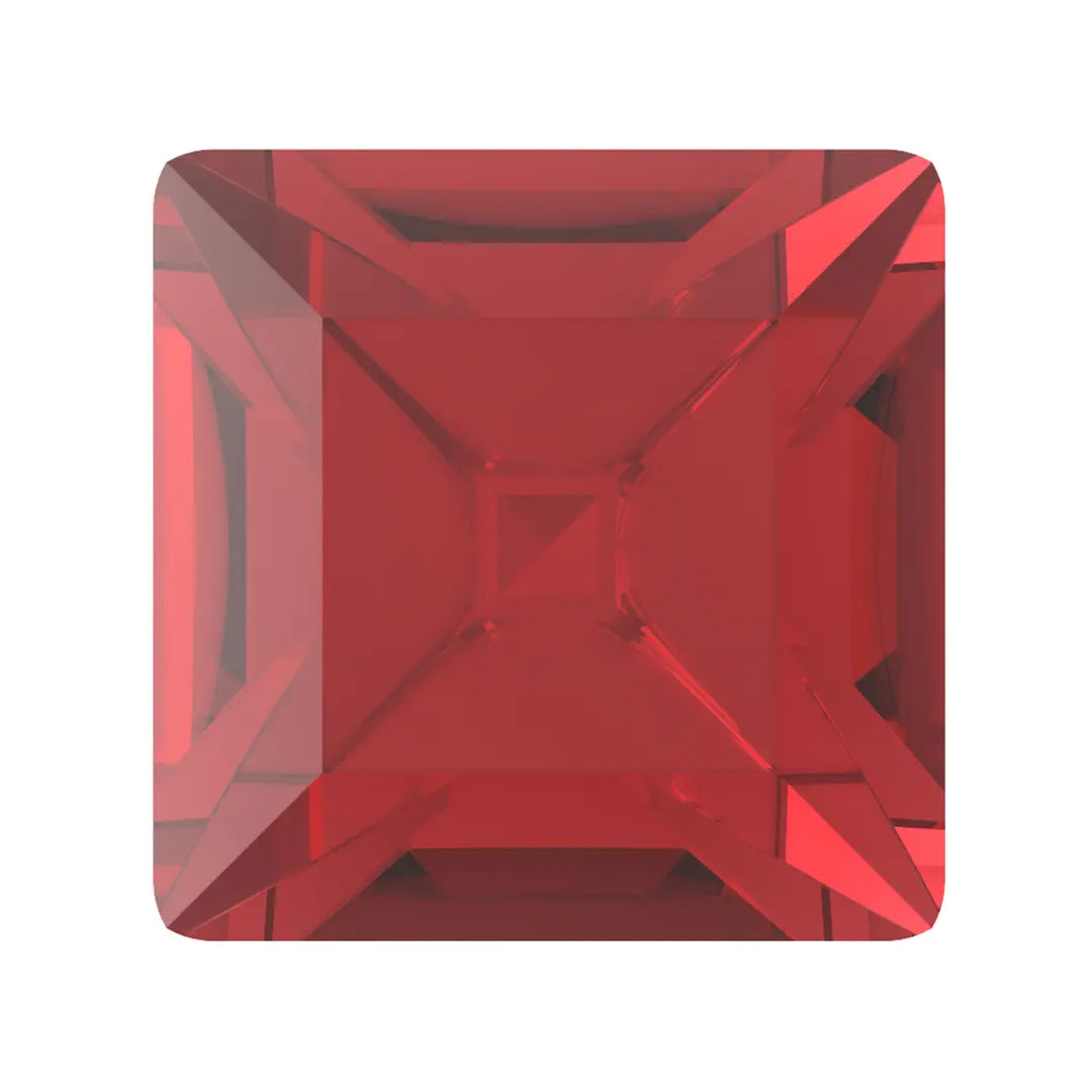 Preciosa Fancy Stones Square Light Siam - Bluestreak Crystals