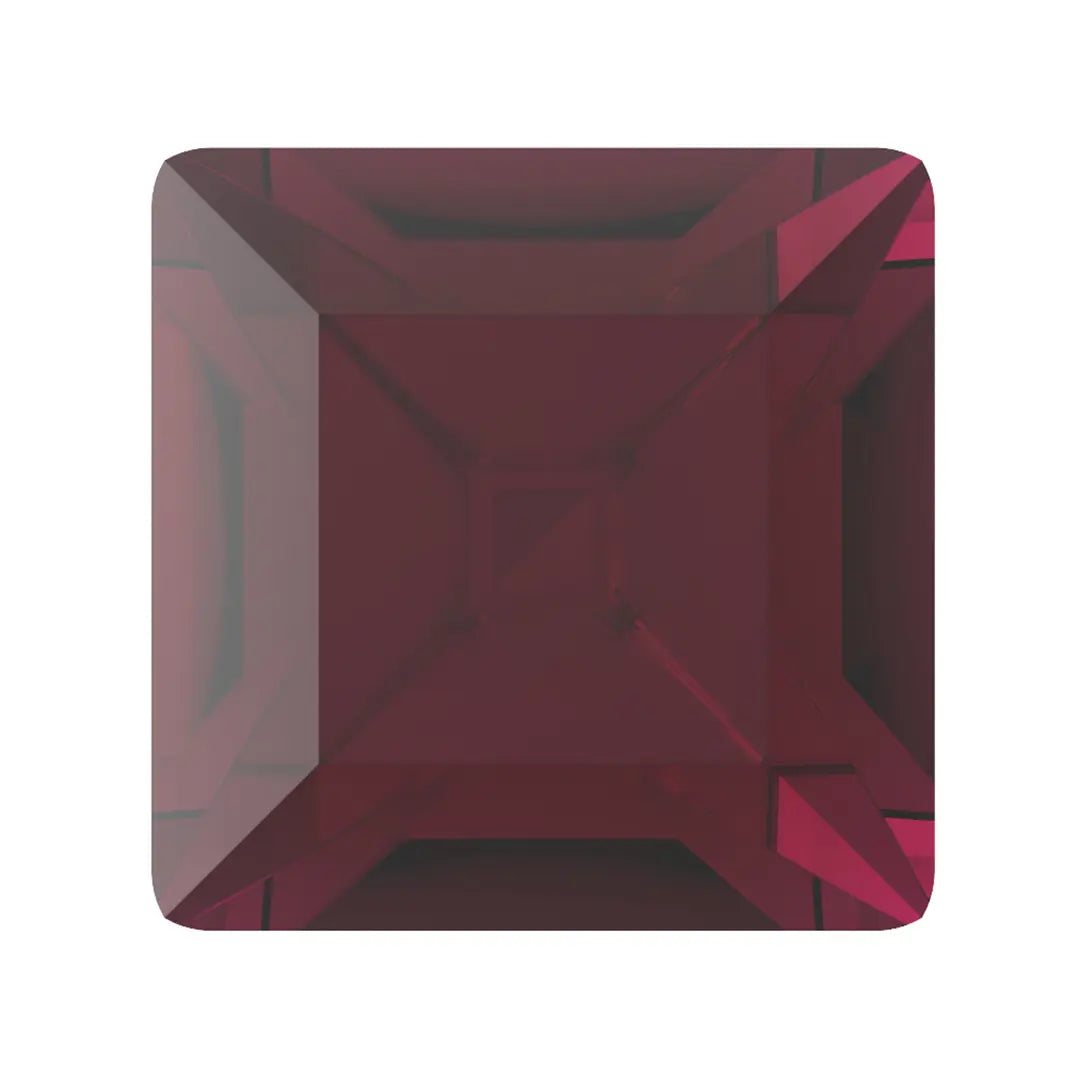 Preciosa Fancy Stones Square Siam - Bluestreak Crystals