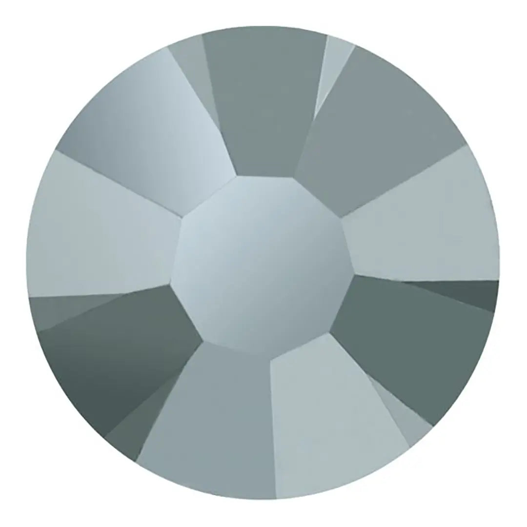 Preciosa Hotfix Flat Back Crystals (MAXIMA) Jet Hematite - Bluestreak Crystals