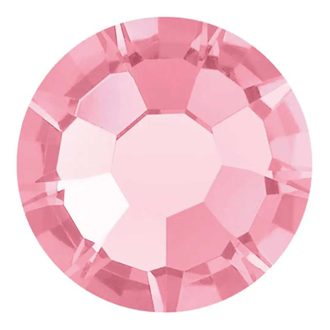 Preciosa Flat Back Crystals Non Hotfix (MAXIMA) Rose - Bluestreak Crystals