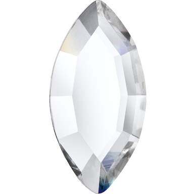 Preciosa Flat Back Crystals Non Hotfix Navette (MAXIMA) Crystal - Bluestreak Crystals
