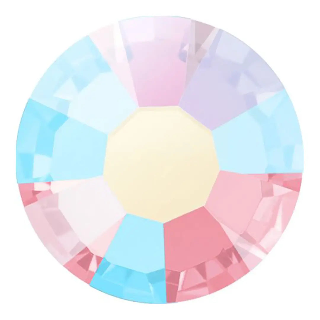 Preciosa Hotfix Flat Back Crystals (MAXIMA) Light Rose AB - Bluestreak Crystals