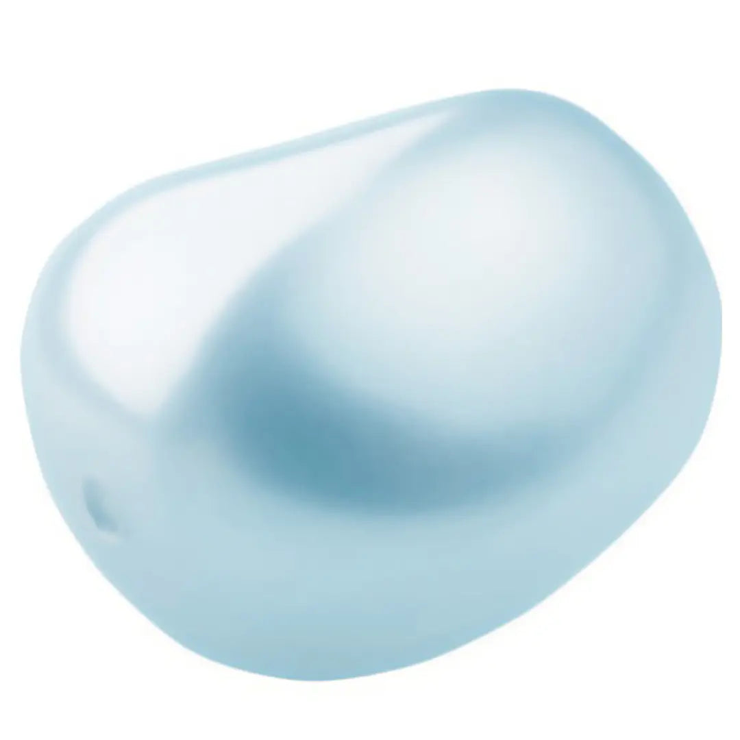 Preciosa Pearls Elliptic Light Blue - Bluestreak Crystals