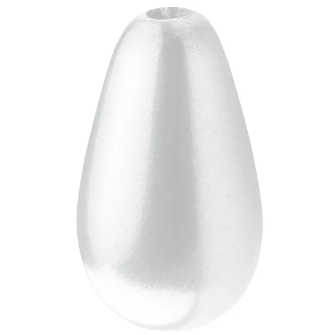 Preciosa Pearls Pear White - Bluestreak Crystals