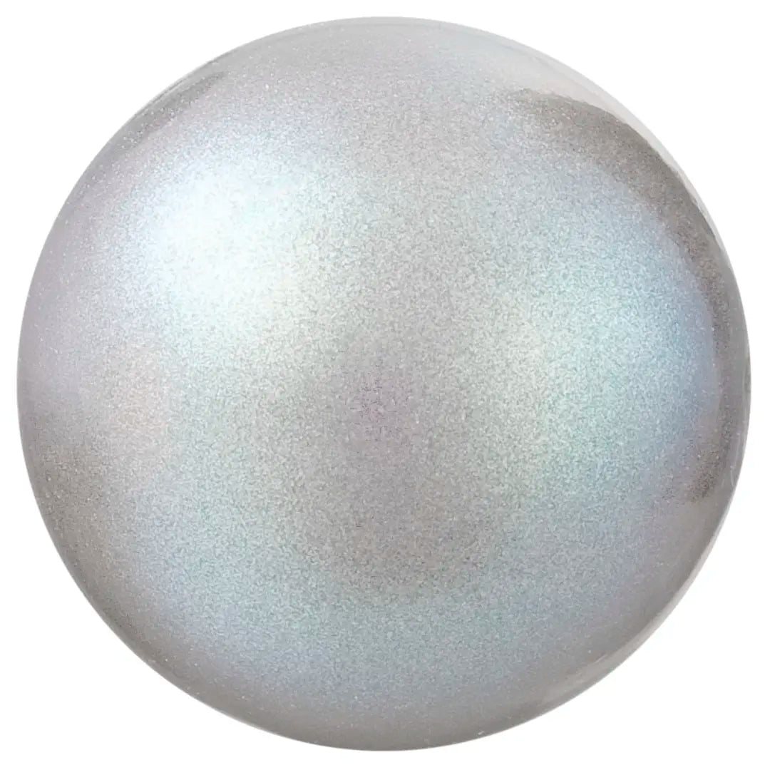 Preciosa Pearls Round (Half Drilled) Pearlescent Grey - Bluestreak Crystals
