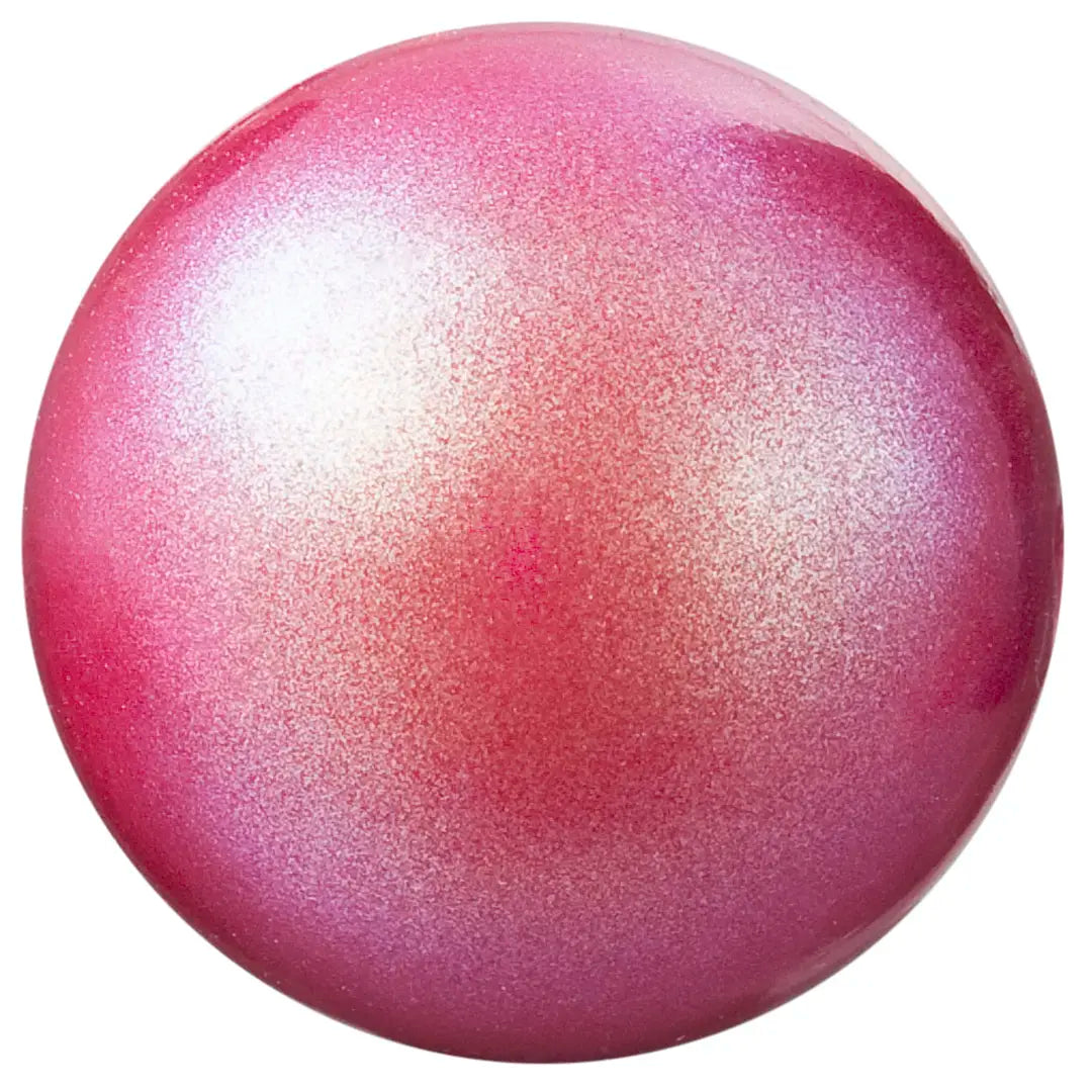 Preciosa Pearls Round (Half Drilled) Pearlescent Red - Bluestreak Crystals