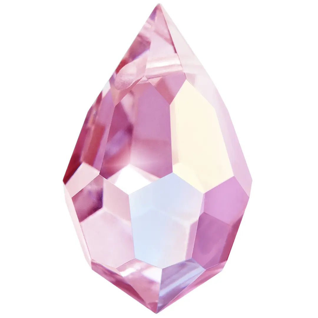 Preciosa Pendants Drop (681) Light Rose AB - Bluestreak Crystals