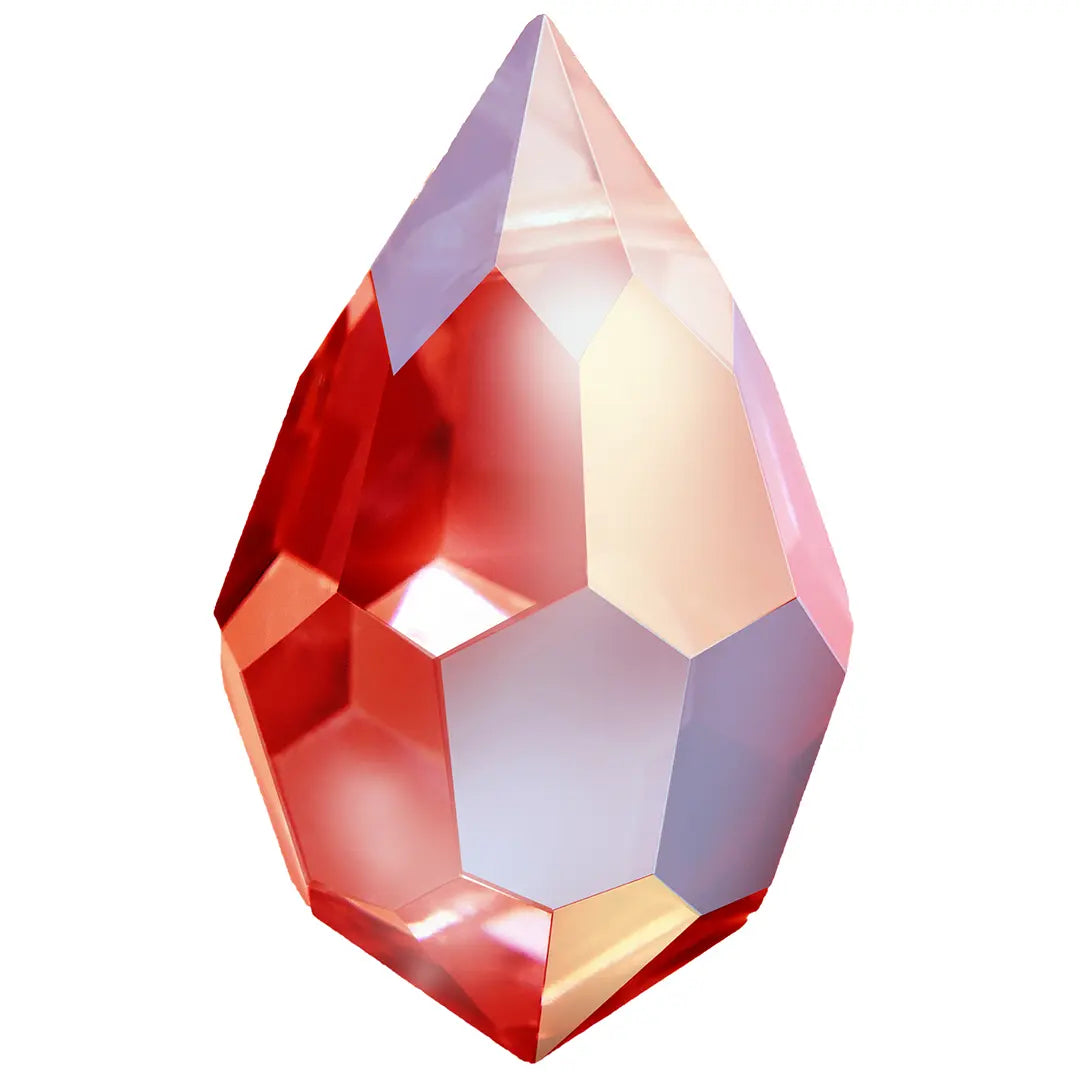 Preciosa Pendants Drop (681) Siam AB - Bluestreak Crystals