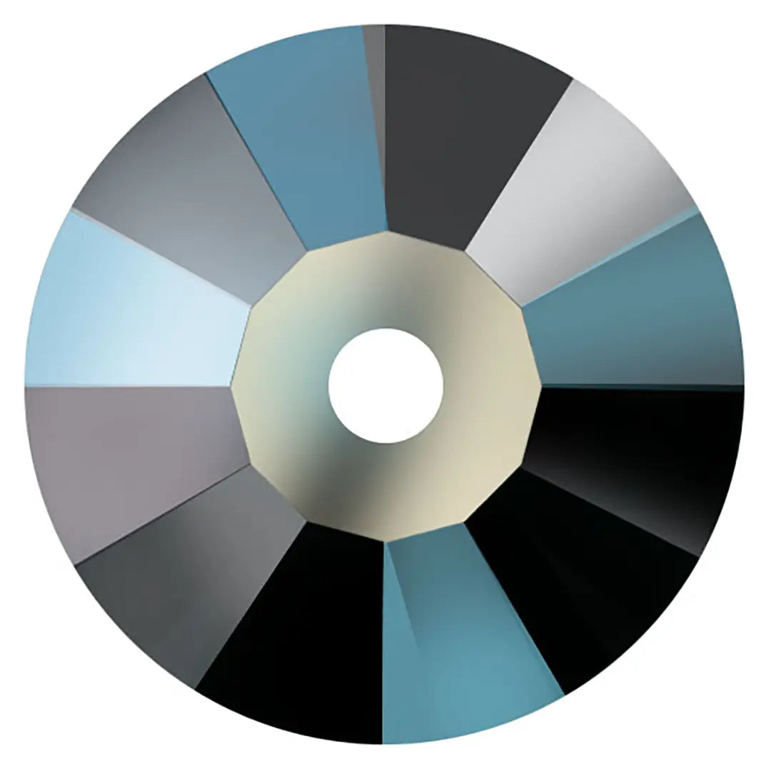 Preciosa Sew On Crystals Lochrose Jet AB - Bluestreak Crystals