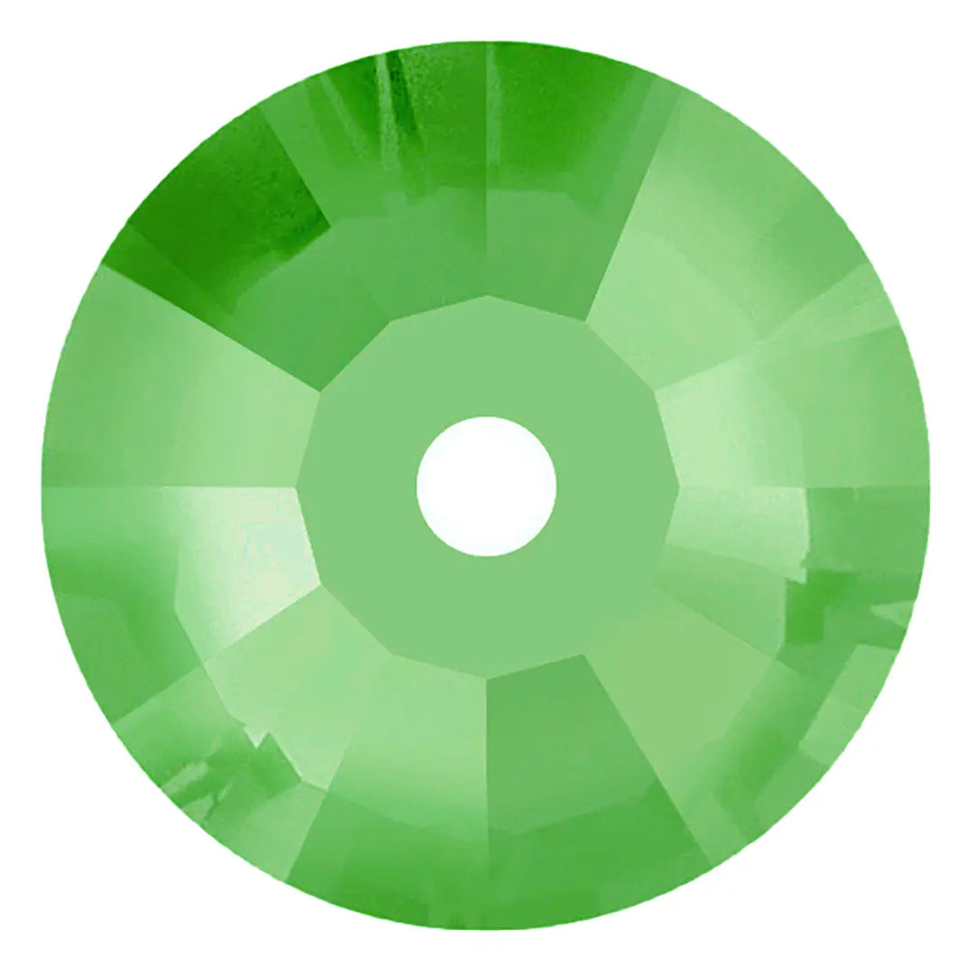 Preciosa Sew On Crystals Lochrose Peridot - Bluestreak Crystals