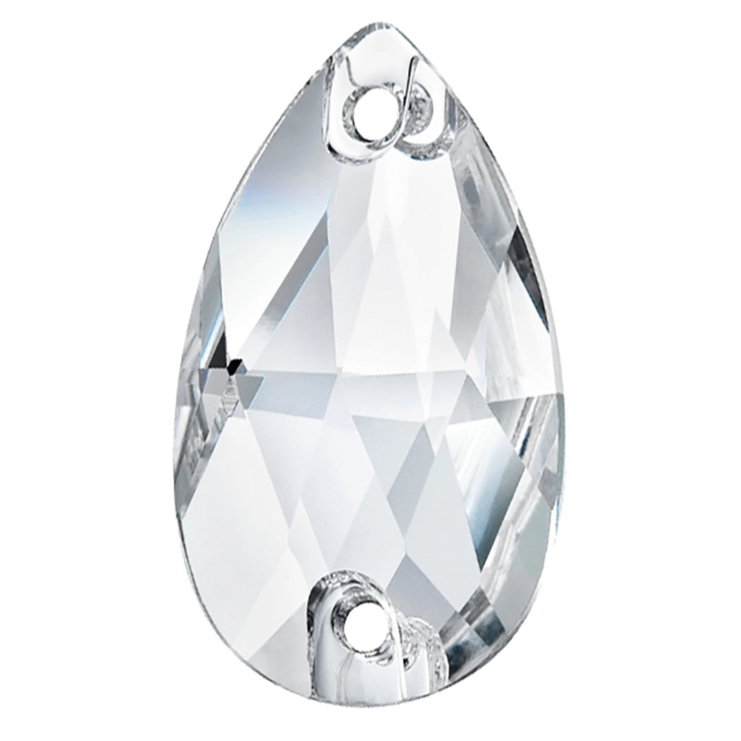 Preciosa Sew On Crystals Pear Crystal - Bluestreak Crystals